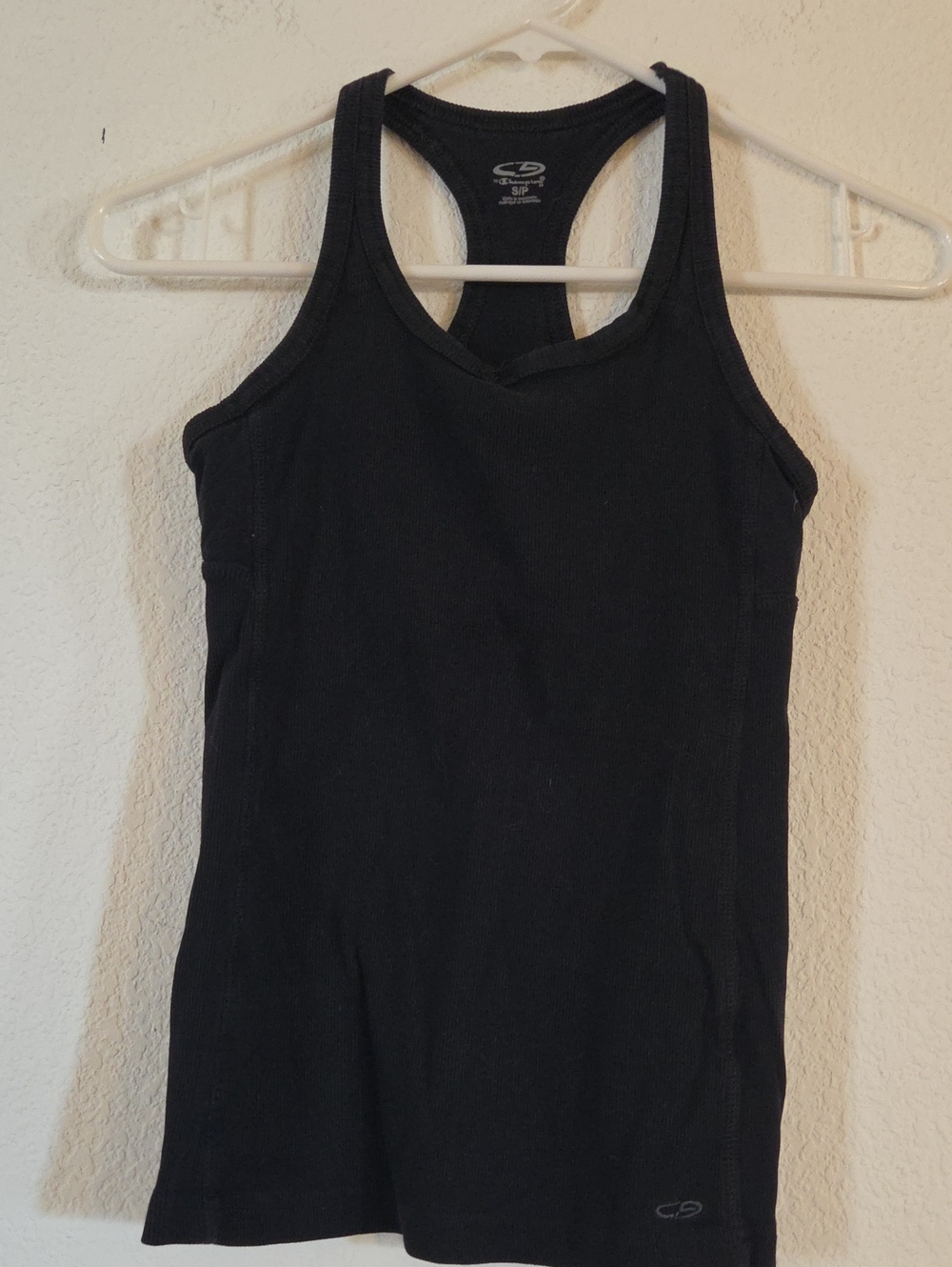 Champion Black Racerback Tank Top